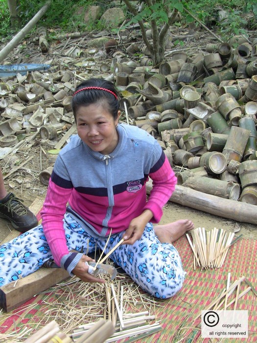 Chop sticks production -Vietnam